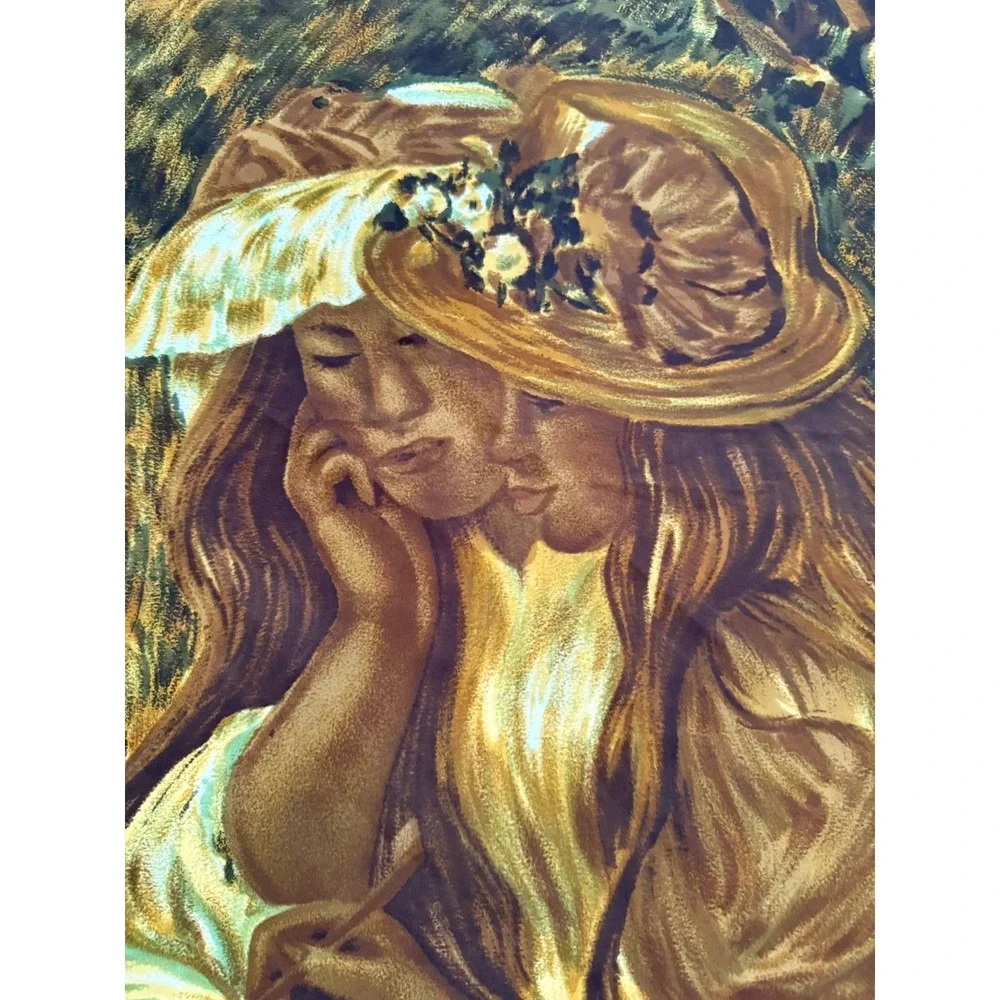 Fashion Scarf Renoir Sisters Large Polyester Scarf 34